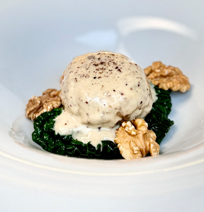 POLPETTE, GORGONZOLA E CAVOLO NERO